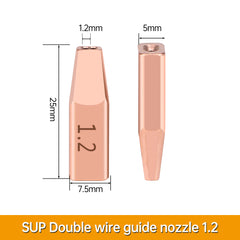 Double Wire Guide Nozzle 1.2